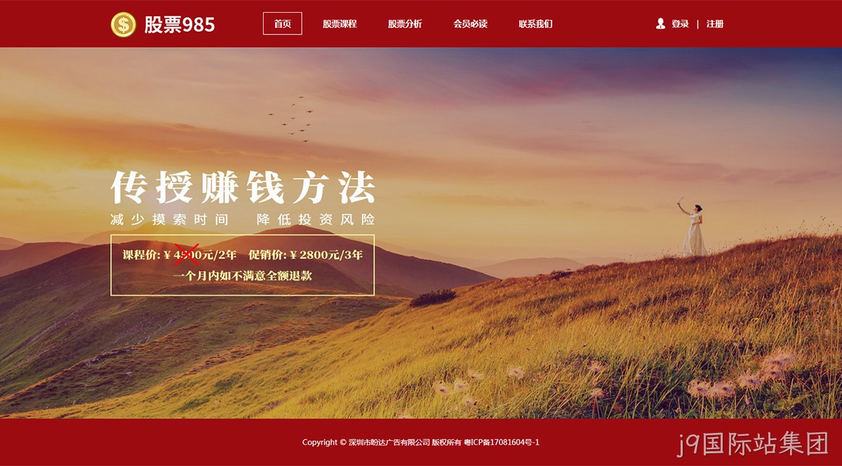 盼达广告网站案例