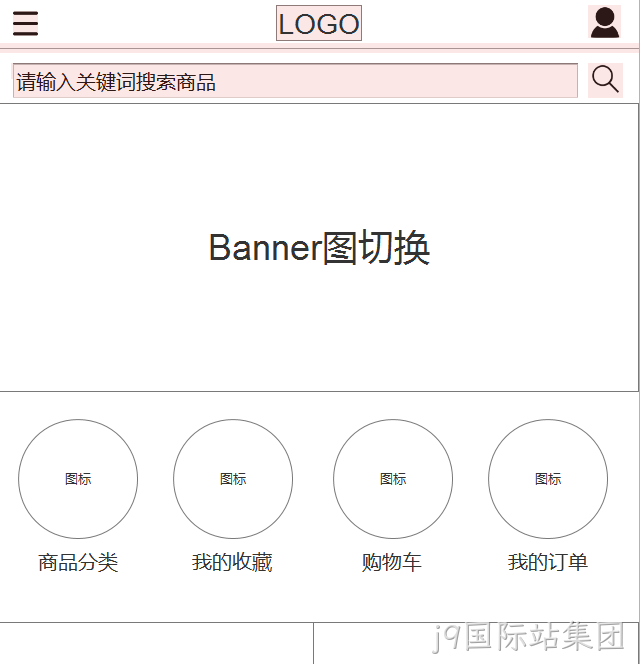网站原型图